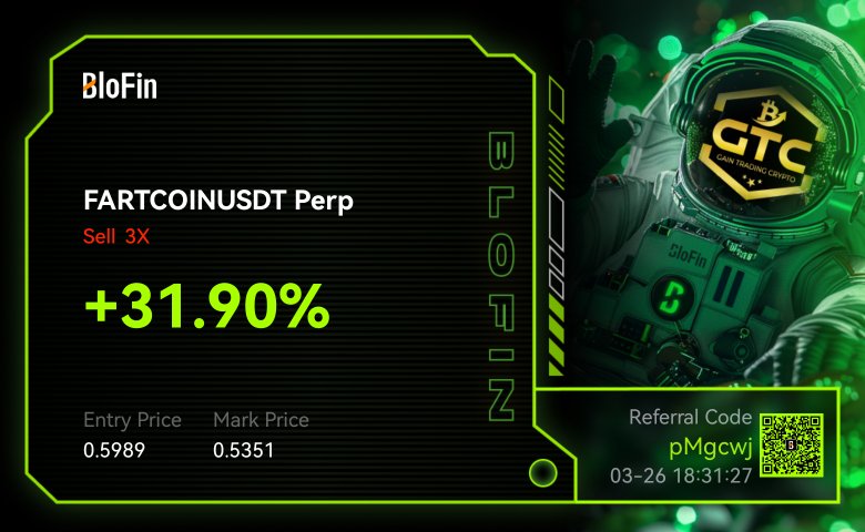 Fartcoin is still going, heading towards the target <a href="/MWhalekiller/">MWhalekiller</a>