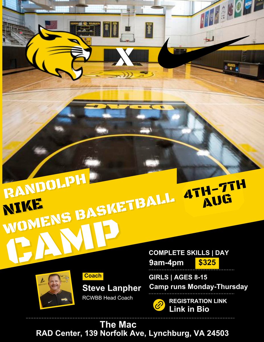 Coming soon!! 
Link to sign up 
ussportscamps.com/basketball/nik…