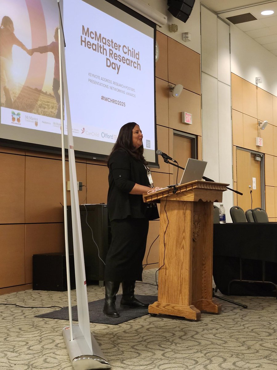 McMaster Child Health Research (@mcmasterchr) on Twitter photo "Childhood research is taking over at McMaster," says keynote speaker Christine Chambers (<a href="/DrCChambers/">Dr. Christine Chambers</a>).
She is now sharing how child health research, using children’s pain management as one example, can be transformed into meaningful policy change & clinical impact. #MCHRD2025 "Childhood research is taking over at McMaster," says keynote speaker Christine Chambers (<a href="/DrCChambers/">Dr. Christine Chambers</a>).
She is now sharing how child health research, using children’s pain management as one example, can be transformed into meaningful policy change & clinical impact. #MCHRD2025