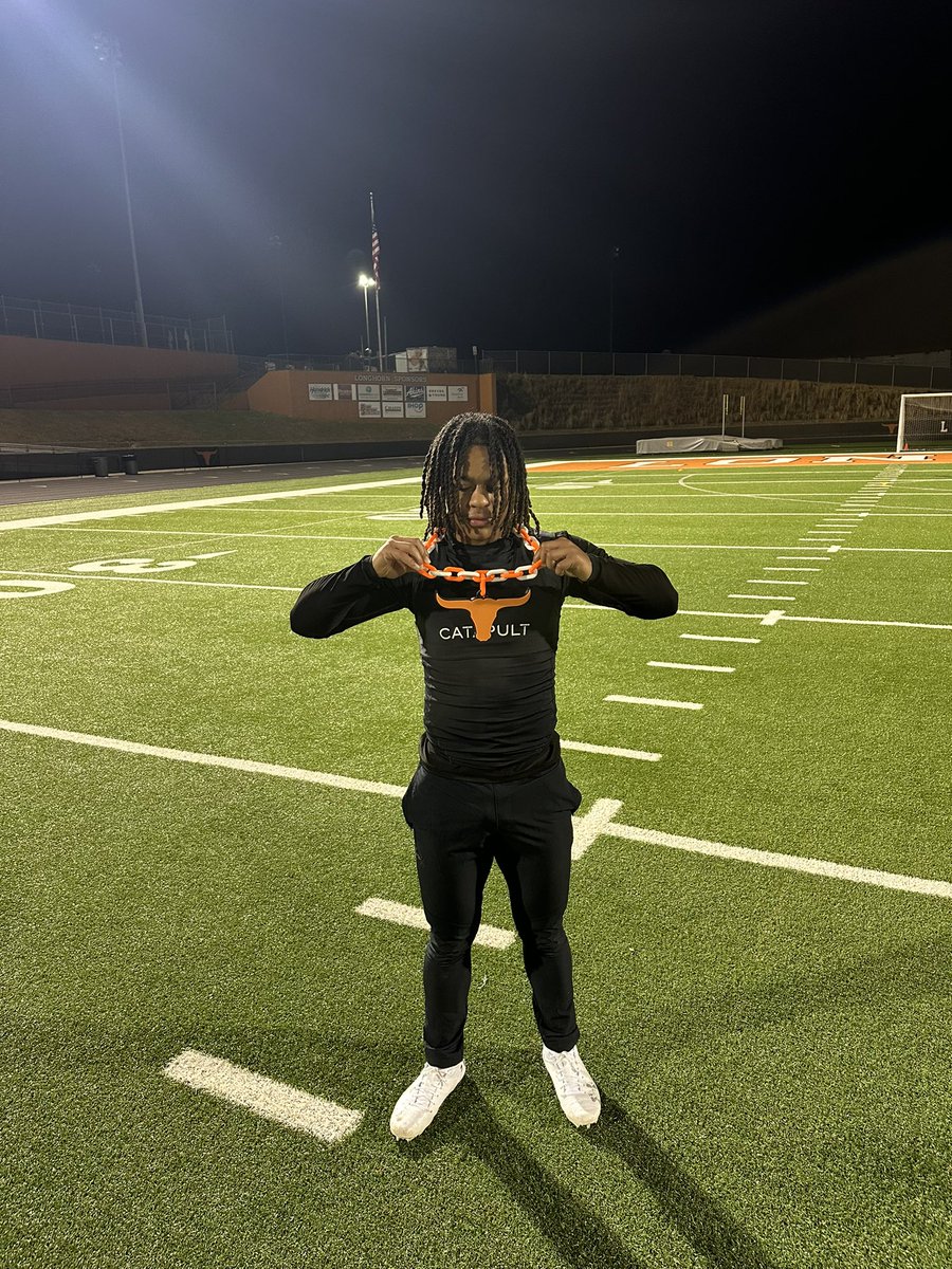 First SAQ on the field was a success! Our Longhorn of the day is Keyon Stemmons!