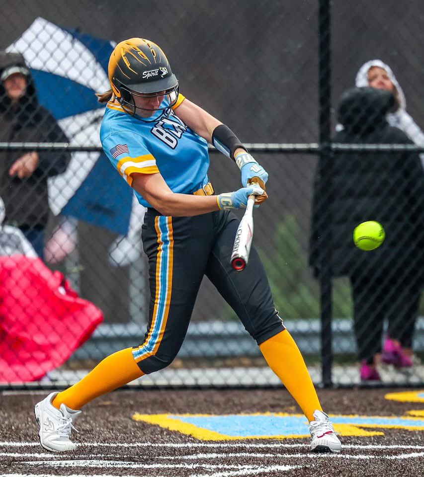 A shout-out to 106.3 The River’s on-air personality Joey  Klepack. He stopped
by OGHS today to present Danica Holden, @OGSoftball’s Junior utility player (INF &amp; P) The 106.3 The River’s High School Athlete of the Week award &amp; Dee Jays Ribs &amp; Lounge Gift Certificate #wvprepsb