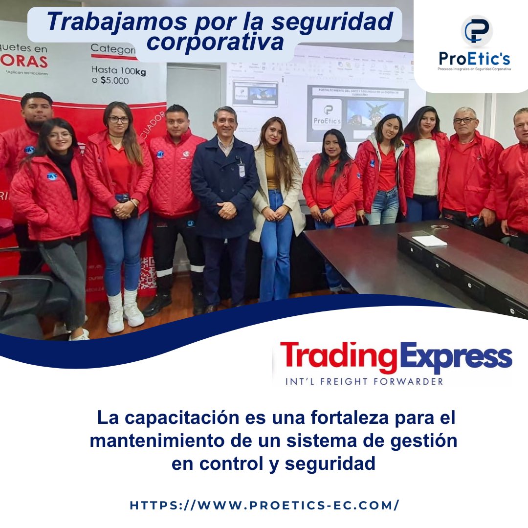 pcerda70's tweet photo. 🌐#ProEtic’s Protege tu cadena de suministro de la contaminación de la carga con drogas, armas y otras substancias prohibidas. Nuestros servicios de implementación y/o mantenimiento de sistemas de gestión en seguridad integral te ayudan a identificar y mitigar riesgos. https://t.co/Am8eVA1R7x