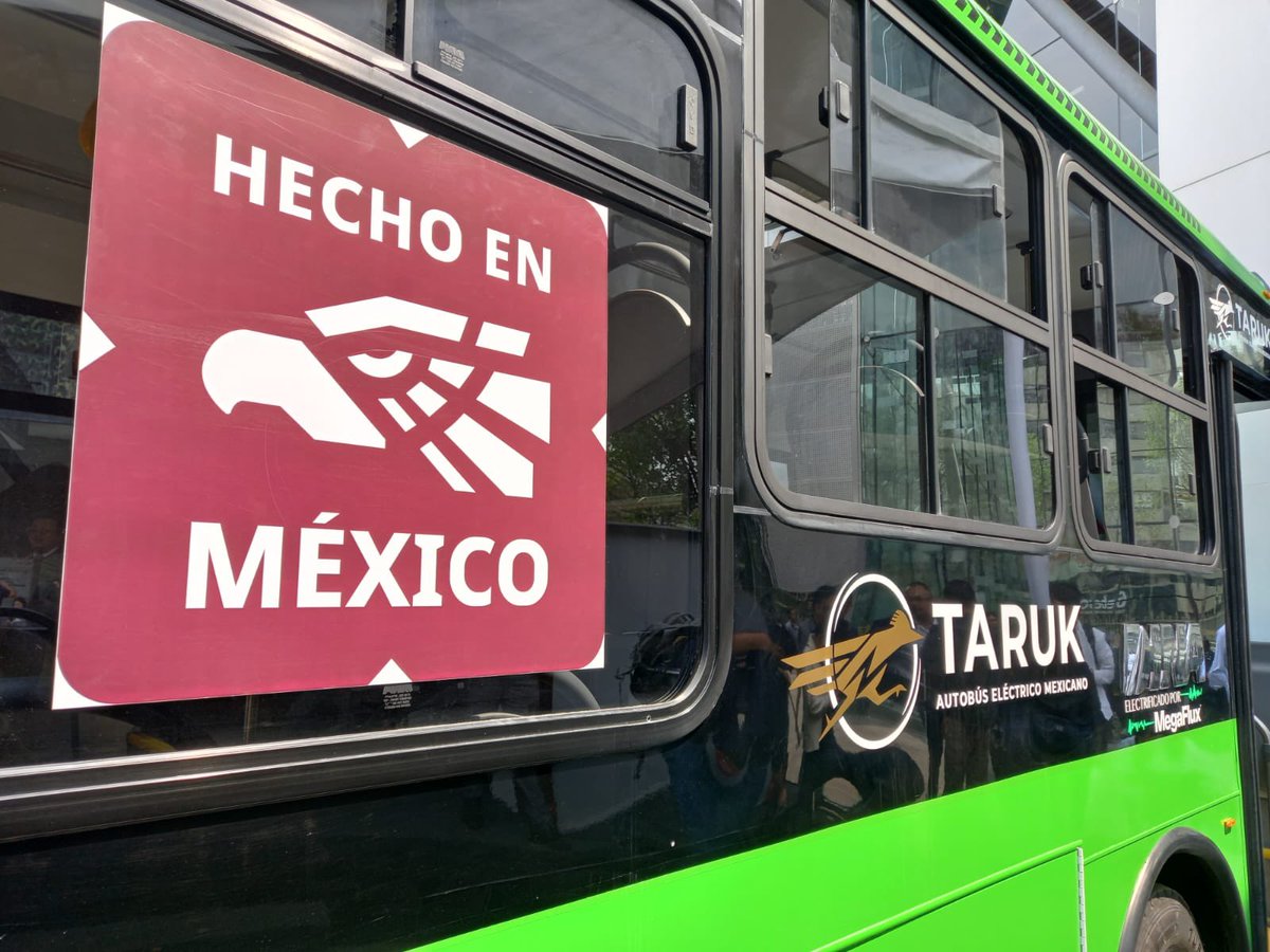 El futuro del transporte ya está aquí ⚡️🚍 
Y se llama #Taruk , cero emisiones, cero ruido, 100% eléctrico y hecho en México. 🇲🇽🔋 

Su nombre, proviene de la lengua yaqui y significa “correcaminos” ¿Te gustaría verlo en tu ciudad? 👀