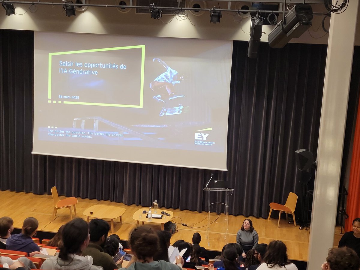 Merci à EY pour sa conférence au lycée d'état Jean Zay.