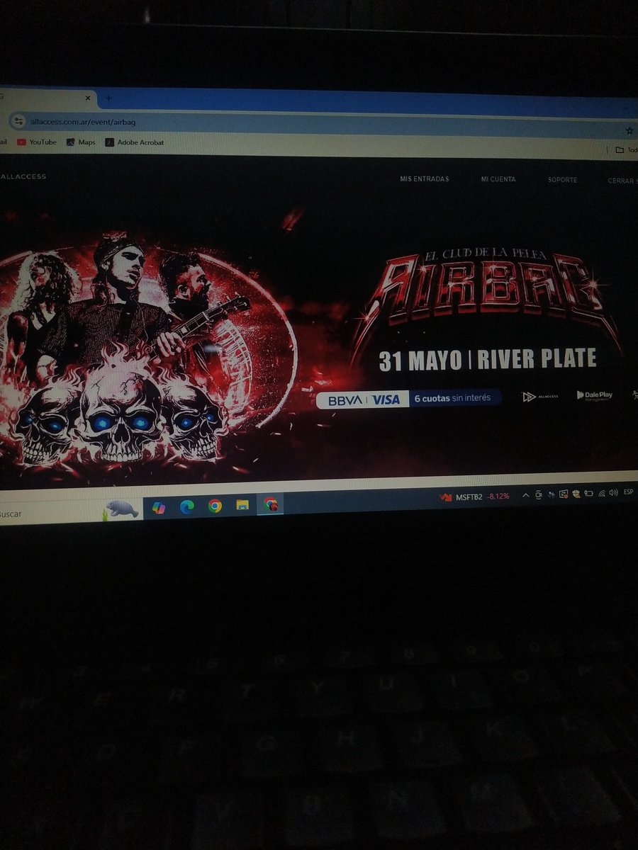 querido Dios se que he sido una perra casi toda mi vida y fui cruel con lexi y mi familia y en verdad lo siento mucho, pero por favor Dios te ruego por dios que me ayudes a conseguir entradas para airbag en river