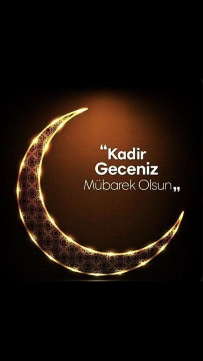 Bin aydan hayırlı Kadir Gecesi’ne erişmenin huzurunu yaşıyoruz. Rabbim dualarımızı kabul, gönüllerimizi ferah eylesin. Ülkemize, milletimize hayırlar getirsin. 

Gecemiz mübarek olsun.. ♥️