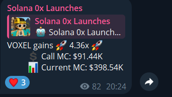 $VOXEL $SOL

1.3k Profit 

Join: t.me/solana0xlaunchs

DGG6mfmKdBQFoK1wzz3fRPas4CLmr3S8G9FeVUX8pump