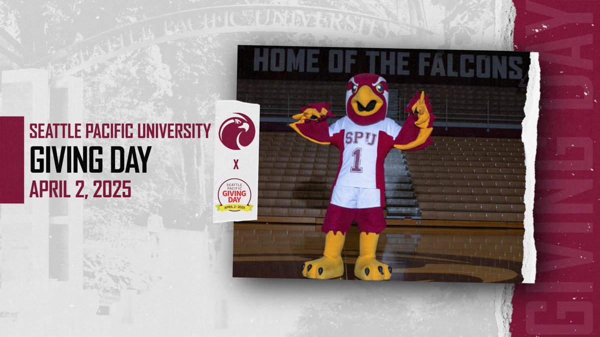 SPU Giving Day is one week away! Mark your calendars for April 2, 2025, as the day when your generosity can make a tremendous impact in different ways across the Athletics Department!   

More | tinyurl.com/5cjzfasb 

#GoFalcons