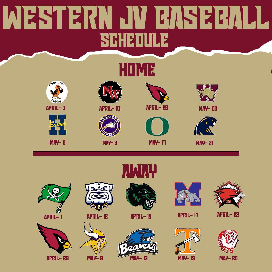 6 days and counting…. Come out to the Yard to cheer on our JV Baseball Team. Here is your 2025 JV Baseball Schedule. Go Panthers!