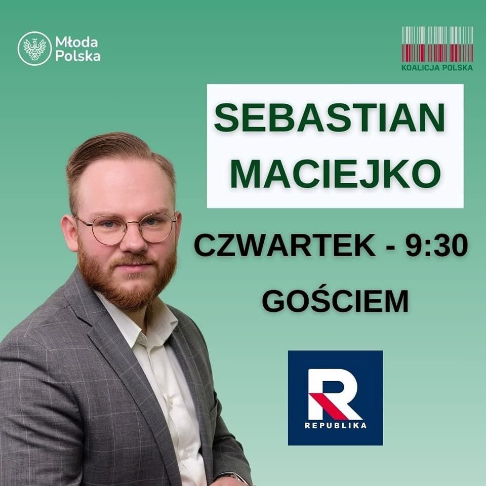 Zapraszam jutro rano do <a href="/RepublikaTV/">Telewizja Republika 🇵🇱 #włączprawdę</a>. Razem z posłami <a href="/MPoluboczek/">Michał Połuboczek</a> i <a href="/Anna1Kwiecien/">Anna Kwiecień🇵🇱💯</a> oraz senatorem Marcinem Karpińskim podsumujemy bieżące wydarzenia polityczne 📺
