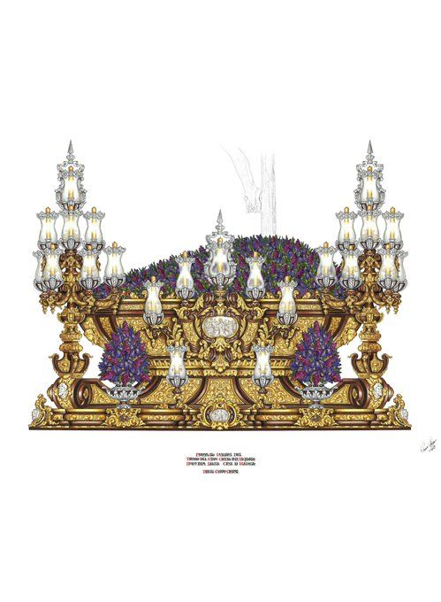 La Hermandad de la Santa Cruz de Málaga desvela el diseño del trono del Santísimo Cristo de la Victoria