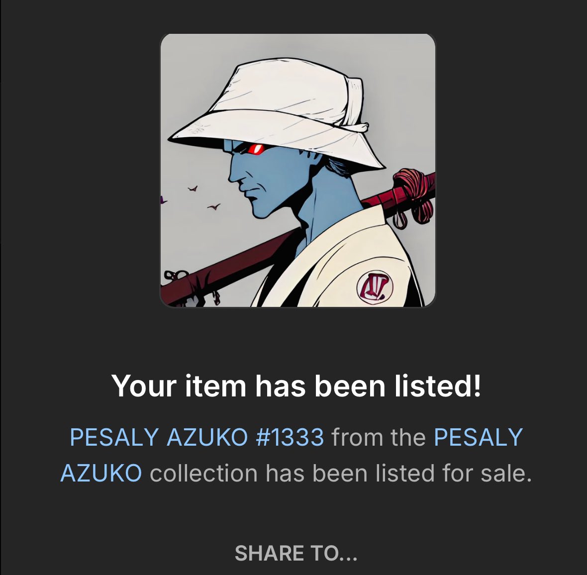 Unique and very rare NFT with eyes of 🔥 Fire 

opensea.io/assets/matic/0…

#NFTCollection #NFTshill