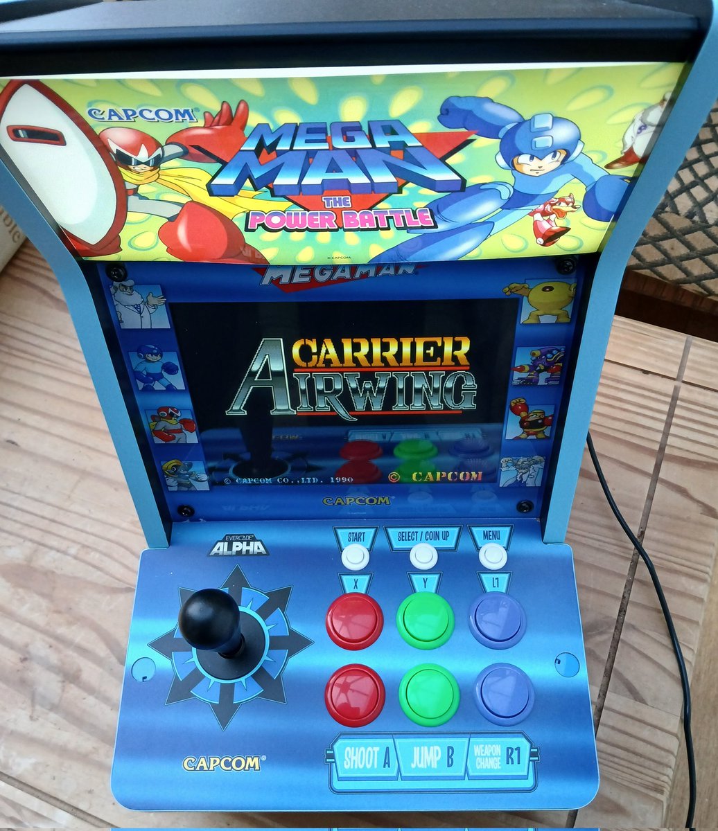 sir_top_and_hat's tweet photo. Any fans of #arcade classic Carrier AirWing in tonight?
#OnecreditWednesday
That's where my evercade alpha evening begins π
I'd describe my efforts so far as "Work in progress" ππ
But I'm having lots of fun π₯³
How's your week going you lovely lot?
Happy #gaming πΉπΎπ© https://t.co/dJHEyQ2cGo