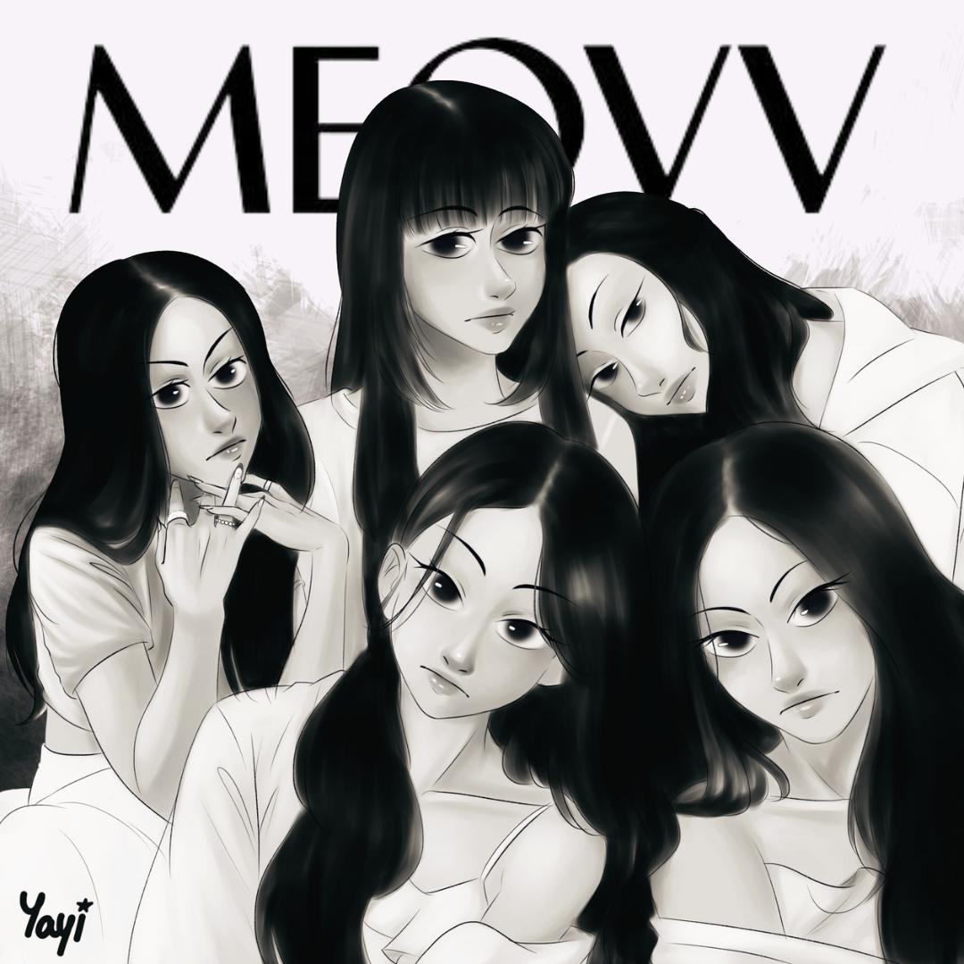TheBasementOfY1's tweet image. ~♡ MEOVV

#MEOVV #THEBLACKLABEL #YG #KPOP #MEOVVFANART #FANART