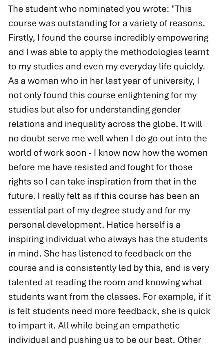 Hatice Yıldız (@hyildizhistory) on Twitter photo With so many uncertainties and anxieties surrounding our work these days, I’m incredibly grateful to this generous student (and all the others) who took the time to show appreciation for our courses and teaching. It truly made my day. <a href="/EdUniStudents/">Edinburgh University Students' Association</a> <a href="/HCAatEdinburgh/">HCAatEdinburgh</a> With so many uncertainties and anxieties surrounding our work these days, I’m incredibly grateful to this generous student (and all the others) who took the time to show appreciation for our courses and teaching. It truly made my day. <a href="/EdUniStudents/">Edinburgh University Students' Association</a> <a href="/HCAatEdinburgh/">HCAatEdinburgh</a>