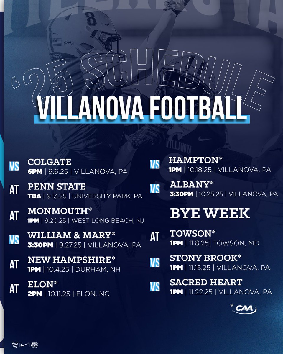 We've got 𝖪𝖨𝖢𝖪𝖮𝖥𝖥 𝖳𝖨𝖬𝖤𝖲 🏈

Check out our updated schedule‼️

#TapTheRock #GoNova