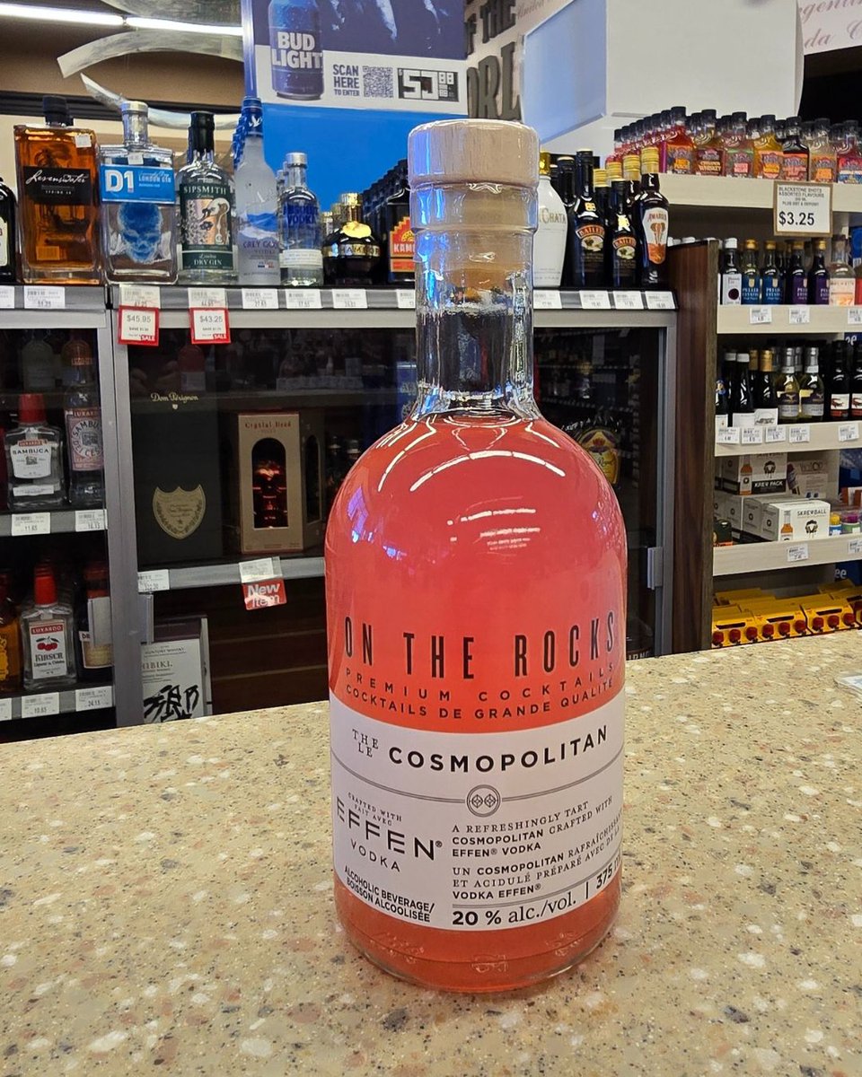 The Cosmopolitan is an iconic cocktail with a fascinating history that adds to its allure. Its striking pink hue served on the rocks makes it the favorite among cocktail enthusiasts.

#evergreencoopliquorstore
#ontherocks
#cosmopolitan