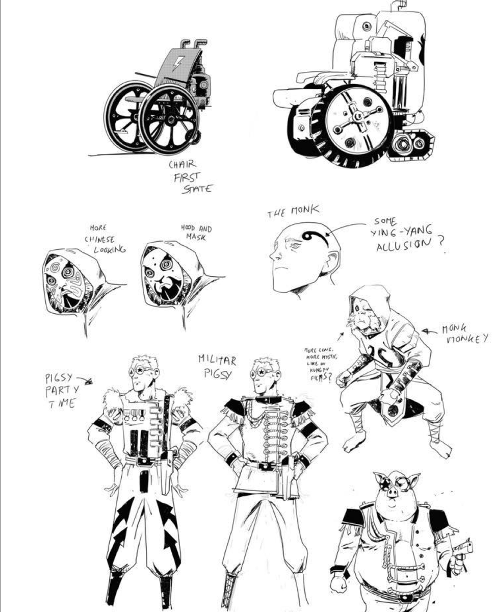 Character design throwback day!

Monkey: Unleash the Legend 1-2 on Kickstarter now! 👉🏻LINK IN BIO

#monkeycomic #monkeygraphicnovel #graphicnovel #kickstarter #comicbooks #comicart
#comics #cartoon #manga #marvel