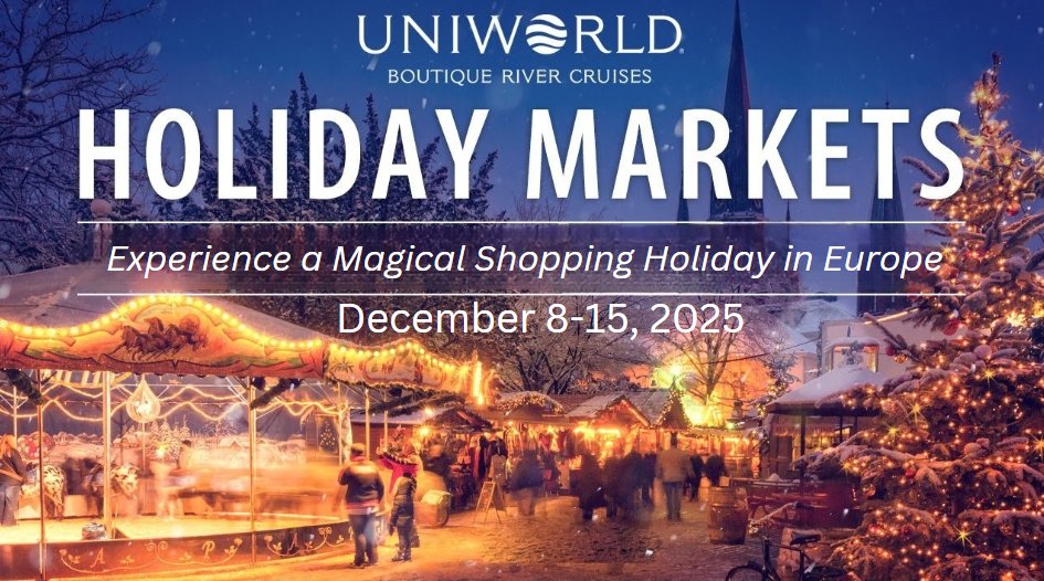 🛍️🚢𝐇𝐨𝐥𝐢𝐝𝐚𝐲 𝐒𝐡𝐨𝐩𝐩𝐢𝐧𝐠 𝐚𝐥𝐨𝐧𝐠 𝐭𝐡𝐞 𝐬𝐡𝐢𝐦𝐦𝐞𝐫𝐢𝐧𝐠 𝐰𝐚𝐭𝐞𝐫𝐬 𝐨𝐟 𝐭𝐡𝐞 𝐟𝐚𝐛𝐥𝐞𝐝 𝐃𝐚𝐧𝐮𝐛𝐞 𝐑𝐢𝐯𝐞𝐫🛍️🚢
Join Castaways Travel's Leading Ladies on your All-inclusive Holiday cruise December 8-15, 2025 on the 64-cabin UNIWORLD Princess