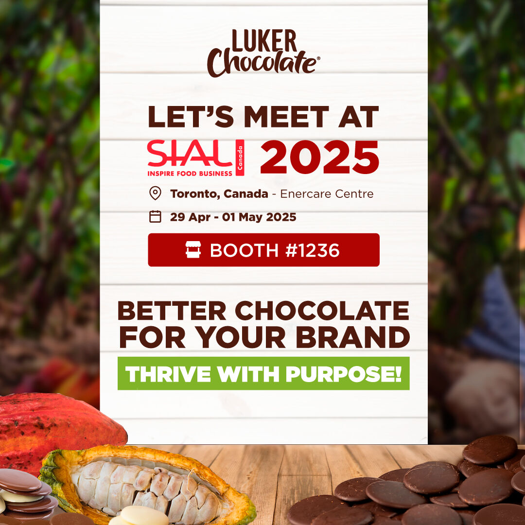 We’re heading to #SIALCanada 2025! 🚀
Join us at Booth #1236 to explore how chocolate and innovation come together to shape the future of food. 🍫🌍
📍Toronto | 29 Apr – 1 May
📲 Book a meeting:bit.ly/3Rk5llN

#SIALCanada #FoodInnovation #LukerChocolate