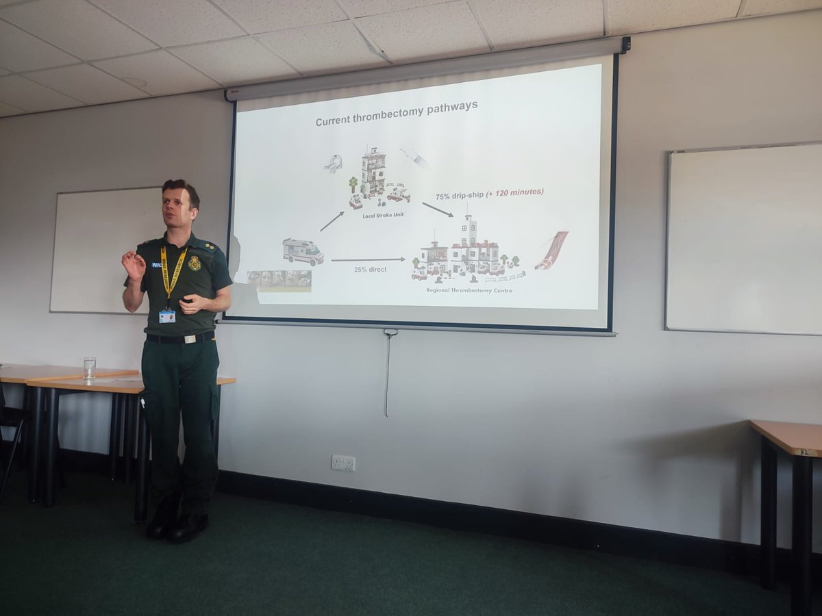 North Midlands Integrated Stroke Delivery Network Conference was great!

2 sessions about <a href="/OFFICIALWMAS/">West Midlands Ambulance Service #HelpUsHelpYou</a> improving access to stroke care 🚑 

Ryan (WMAS) and Simon (Royal Wolverhampton) explained our video triage for stroke 🎥 before I spoke about <a href="/Speedy_Trial/">Speedy</a> and <a href="/GHoStstudyUK/">GHoSt Study</a>