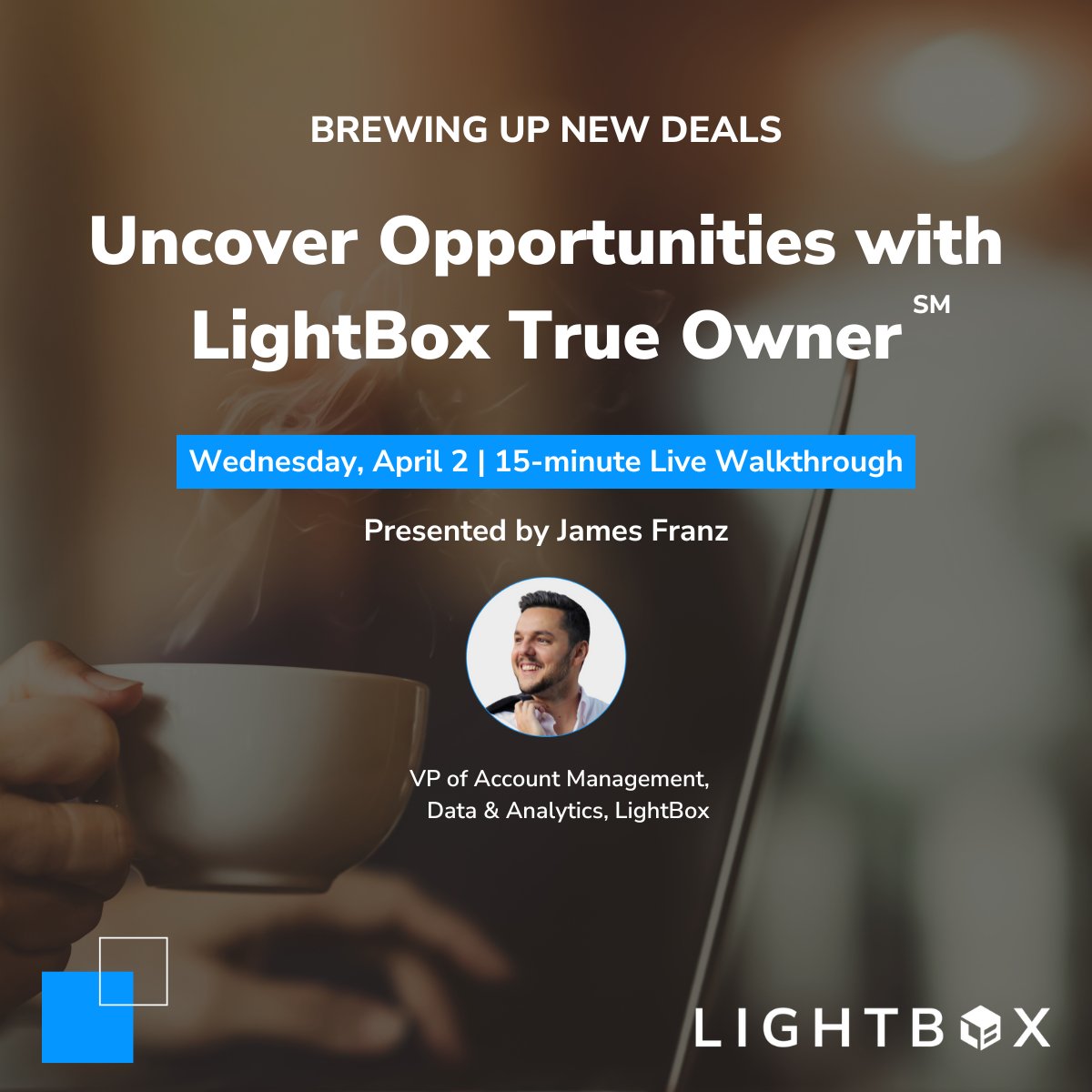 Discover how <a href="/LightBoxRE/">LightBox</a> True Owner℠ delivers the perfect blend of data and insights to help you uncover actionable property owners in commercial real estate. 

Join LightBox's James Franz on April 2nd for a quick, live walkthrough of LightBox True Owner—the tool that’s helping