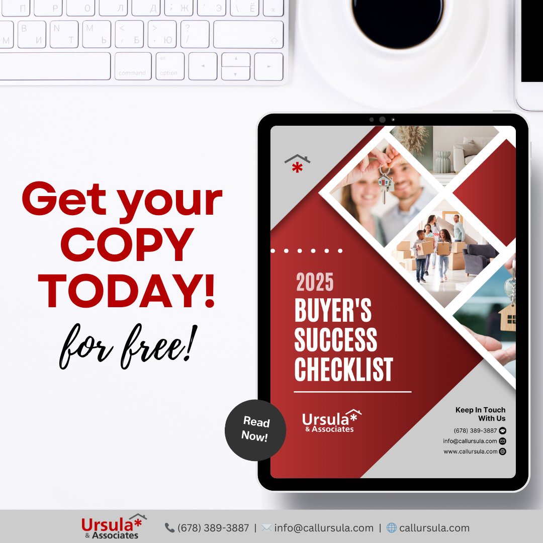 uandateam's tweet image. Unlock your path to homeownership with our FREE Home buying Success Checklist! 🏡✅  Click the link and start your journey today! 📘💫
👉 callursula.com/2025_Buyer_Gui…

#HomeBuying #SuccessChecklist #DreamHome #FreeEbook #Homeownership #RealEstateTips