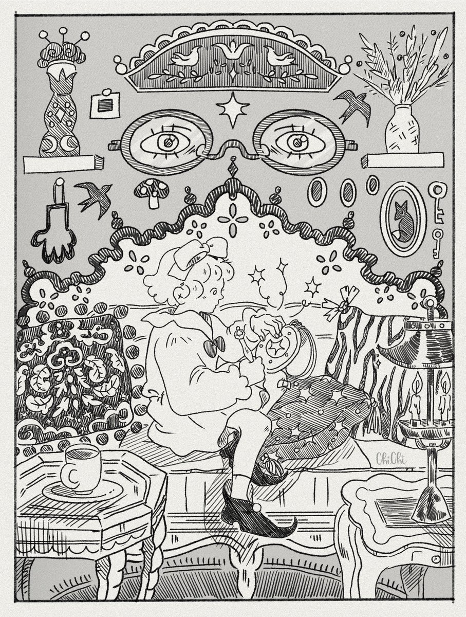 Chichitea11's tweet image. ✨👁️💐

#sketchbookart #mangastyle