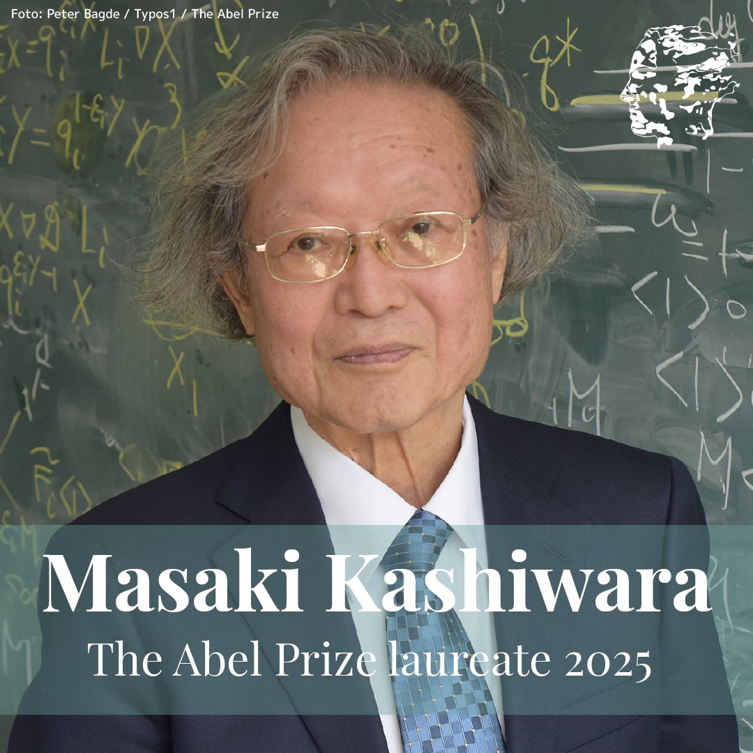 AIMS Press (@aimspressoa) on Twitter photo Congratulations to Masaki Kashiwara, winner of the 2025 Abel Prize! The first Japanese mathematician to receive the prize, Kashiwara is recognized for his fundamental contributions to algebraic analysis and representation theory. #AbelPrize2025
Read more: abelprize.no/article/2025/j… Congratulations to Masaki Kashiwara, winner of the 2025 Abel Prize! The first Japanese mathematician to receive the prize, Kashiwara is recognized for his fundamental contributions to algebraic analysis and representation theory. #AbelPrize2025
Read more: abelprize.no/article/2025/j…