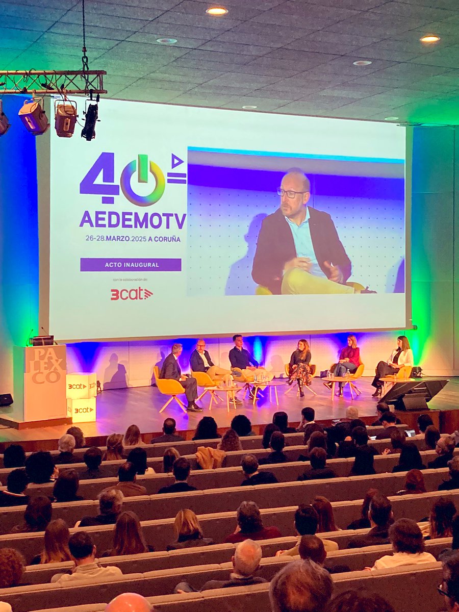 En #ACoruña hemos arrancado ya el Seminario Aedemo TV 2025 y celebramos ya su 40 aniversario! Enhorabuena 🍾🎉 
 <a href="/DynataGlobal/">DynataGlobal</a> presente 💪🏻otro año más
#data #insights #activation #tv 
<a href="/ia_asociacion/">Insights + Analytics España</a> #AedemoTV2025 #televisión #seminario #encuentro