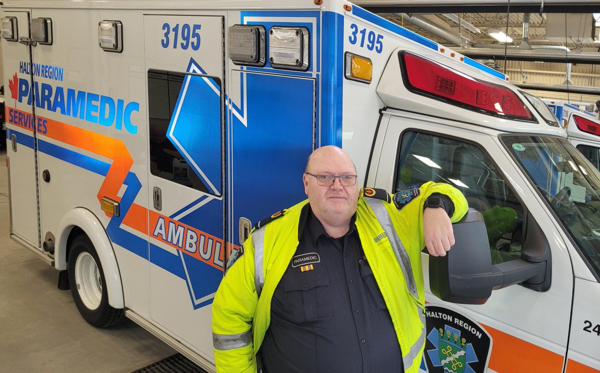 Paramedic Ian Gibson is retiring after 24 years of service in #HaltonON. Throughout his career, Ian has been recognized with several awards for his actions on and off-duty. His dedication to helping others has positively impacted our team and #HaltonON. Thank you Ian!