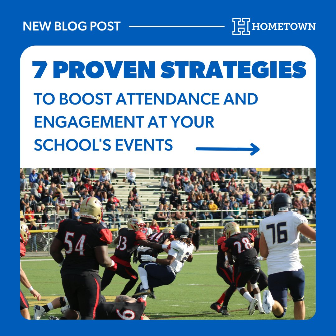 meethometown's tweet photo. 📣 Boost attendance at school events with these 7 practical tips! From accessible info to social media strategies, we’ve got you covered. Read more: https://t.co/F7gafLorct 

#SchoolEvents #CommunityEngagement #Hometown https://t.co/NPuBG198Zc
