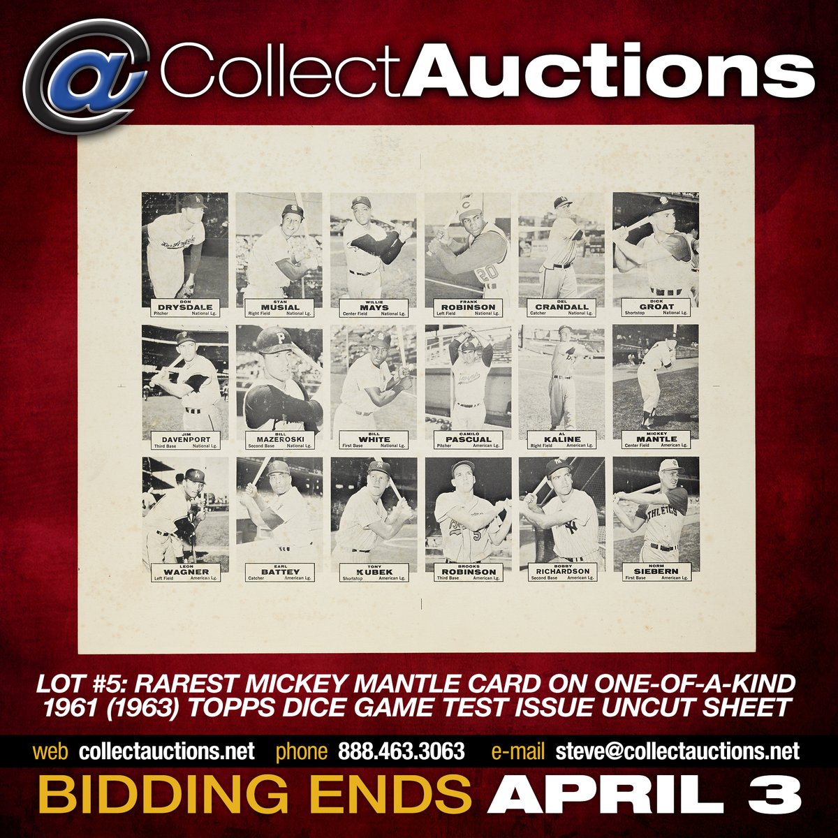 Bidding ends April 3!