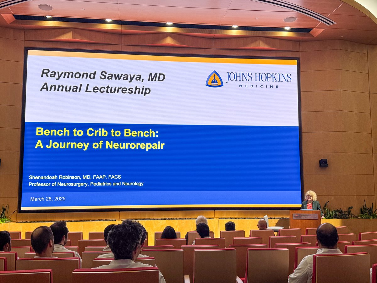 BCM Neurosurgery (@bcmneurosurgery) on Twitter photo It was a great morning at #BCMNeurosurgery as faculty, residents and students welcomed Dr. Shenandoah Robinson, professor of neurological surgery, neurology and pediatrics at <a href="/HopkinsNsurg/">Johns Hopkins Neurosurgery</a>, as our 11th Annual Raymond Sawaya Lecturer! It was a great morning at #BCMNeurosurgery as faculty, residents and students welcomed Dr. Shenandoah Robinson, professor of neurological surgery, neurology and pediatrics at <a href="/HopkinsNsurg/">Johns Hopkins Neurosurgery</a>, as our 11th Annual Raymond Sawaya Lecturer!