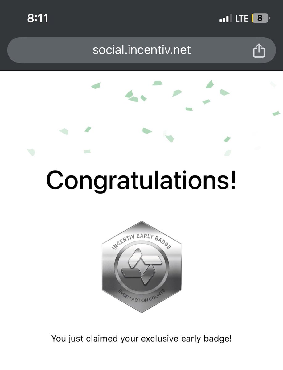 Claimed my Early Badge from <a href="/Incentiv_net/">Incentiv</a>. Testnet is Coming Soon. Remember, Every Action Counts social.incentiv.net/?ref=565529