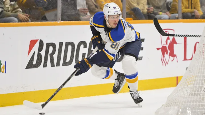 STLBluesMuse's tweet photo. The Offer Sheet Boys This Season:

Broberg ($4.5M):
— 60 GP
— 20:19 TOI/GP
— 8 G
— 19 A
— 27 P
— 40 Hits, 78 BKS
— 54.2 5v5 xGF%
— +20 +/-

Holloway ($2.3M)
— 73 GP
— 16:51 TOI/GP
— 24 G
— 36 A
— 60 P
— 156 Hits
— 54.6 5v5 xGF%
— +18 +/-

Should Edmonton have matched both? https://t.co/5OIY6ZskIc