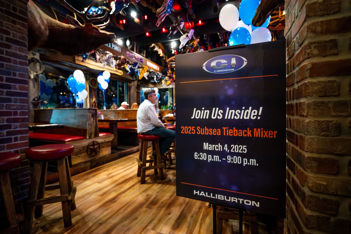 cinnovationllc's tweet image. Wow! Subsea Tieback 2025 was a BLAST!

Thank you to everyone who stopped by our booth and attended our mixer event. If we missed you, we&apos;d love to connect and share more about our innovative solutions.

c-innovation.com

#CInnovation #SSTB2025 #subseasolutions