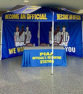 PIAA basketball championships start tomorrow and we hear spectators in the seats who "know the rules."  Look to the right after coming into GIANT Center front doors and sign up to be a PIAA official.  PIAA officials will be staffing the recruiting station to answer your