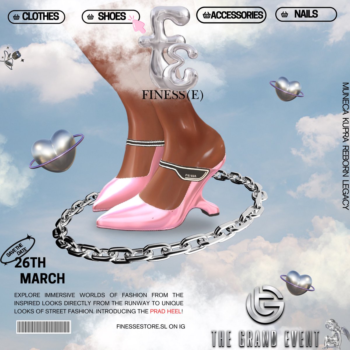 slbuttrfly's tweet photo. 🌸✨ *The Wait is Over, FINESSERS! ✨🌸

We're beyond excited to announce the Prad Heel is making its exclusive debut at The Grand Event! 💖🎉 Get ready to showcase your sense of fashion and don't forget to tag us in your pictures.🎀

LM HERE: https://t.co/XXEWmwcvQB https://t.co/ElrTgBYS1v