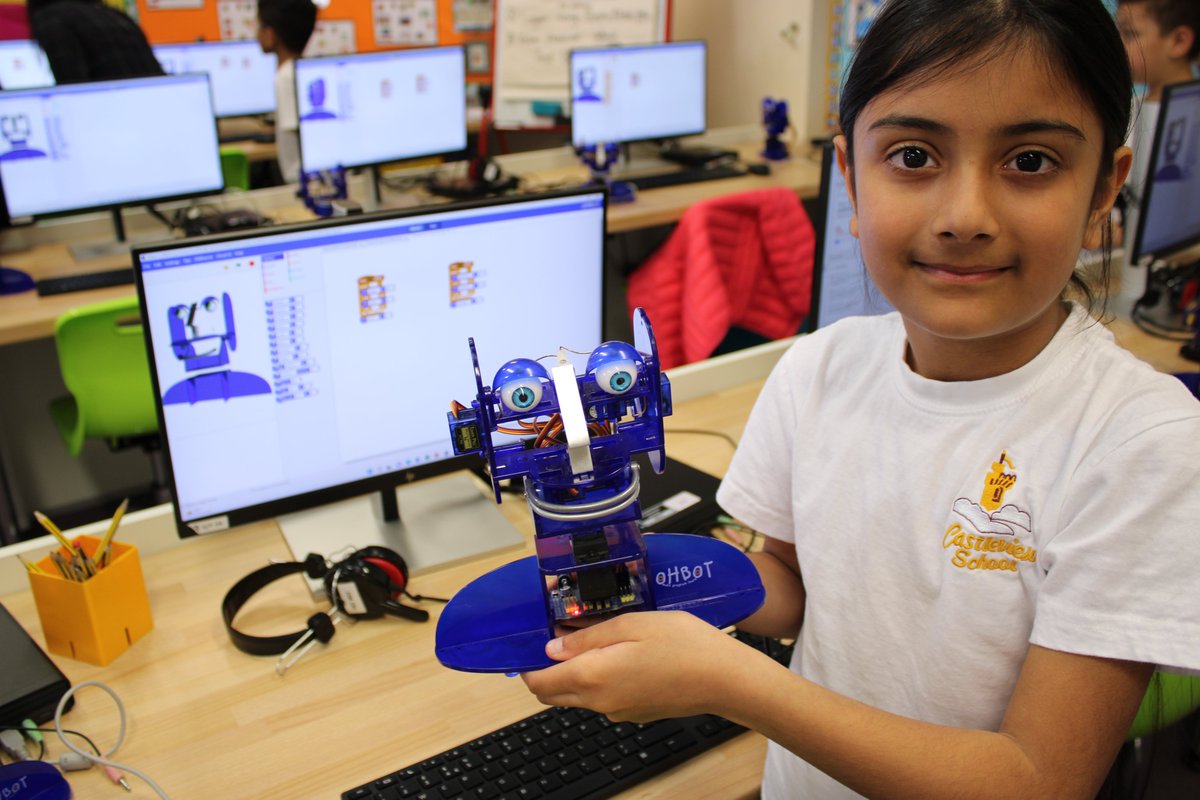 Mrs Harris (@computing_cvs) on Twitter photo Year 3 have been making friends with <a href="/OhbotRobot/">Ohbot Robot</a>
They have been #Coding Ohbot to perform some simple movements such has nodding his head and blinking. #CodingJourney
<a href="/CodeClub/">Code Club</a> <a href="/DigSchoolhouse/">Digital Schoolhouse</a> <a href="/codeorg/">Code.org</a> <a href="/WeAreComputing/">National Centre for Computing Education</a> <a href="/STEMLearningUK/">STEM Learning</a> Year 3 have been making friends with <a href="/OhbotRobot/">Ohbot Robot</a>
They have been #Coding Ohbot to perform some simple movements such has nodding his head and blinking. #CodingJourney
<a href="/CodeClub/">Code Club</a> <a href="/DigSchoolhouse/">Digital Schoolhouse</a> <a href="/codeorg/">Code.org</a> <a href="/WeAreComputing/">National Centre for Computing Education</a> <a href="/STEMLearningUK/">STEM Learning</a>
