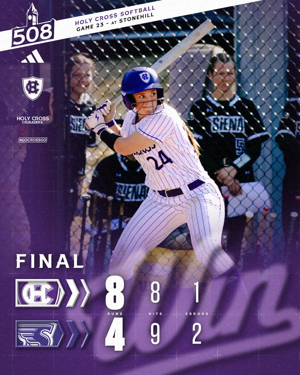 ✝️ Big at-bats from captains Ali Sniegocki, Callie Thibault and Jena Whipple to lift the 'Saders to victory!

#GoCrossGo