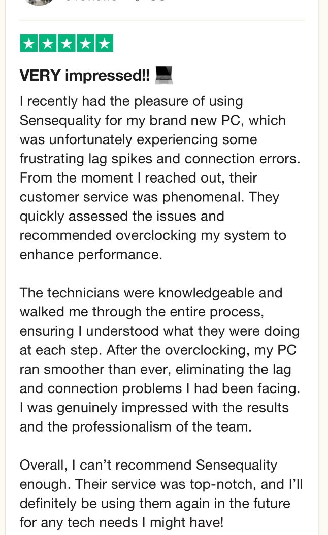 PC Tune review for COD Warzone: 

Client had an 9800X3D + 5080 with consistent dev errors. He just obtained it brand new and came to us for help.

We increased his FPS from 300 -&gt; 400+ FPS on 1080p while also eliminating any dev errors.