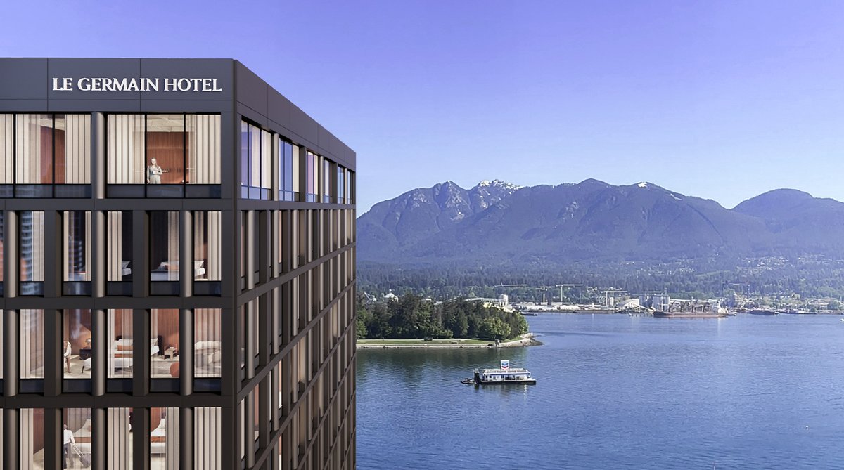 Reliance Properties and Germain Hotels announced their partnership to transform an existing office building in downtown Vancouver to an 180-room Le Germain Hotel, set to open in 2029.