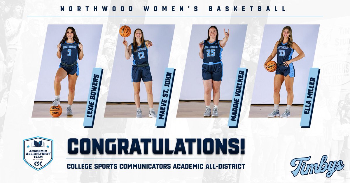 That’s FOUR! Way to put in the work on the court and in the classroom ladies! 📚