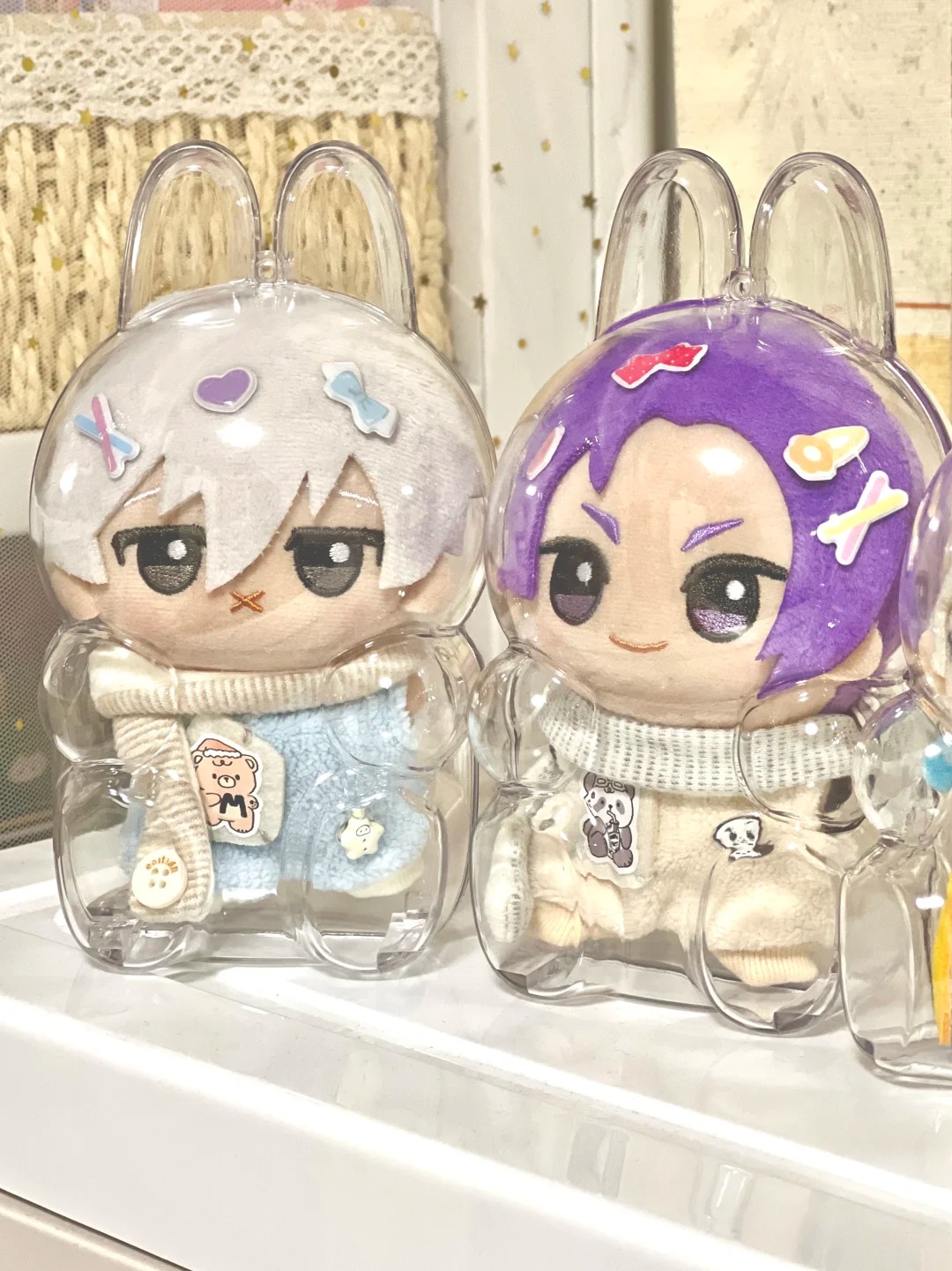 ゆり ෆ̈ ぬい服 メメル 1213. メメル ぬいぐるみキーホルダー ෆ̈ ぬい服 パーカー