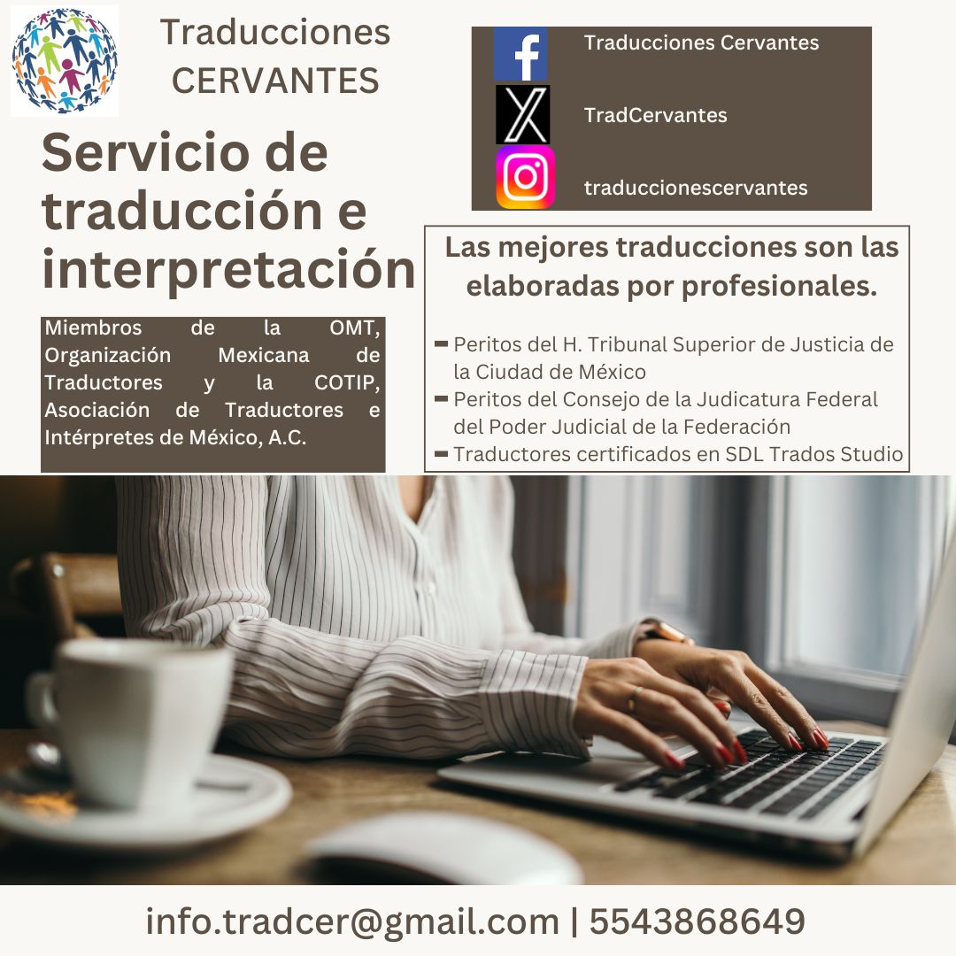 TradCervantes's tweet photo. Traducciones profesionales. https://t.co/38E6fvOCOB