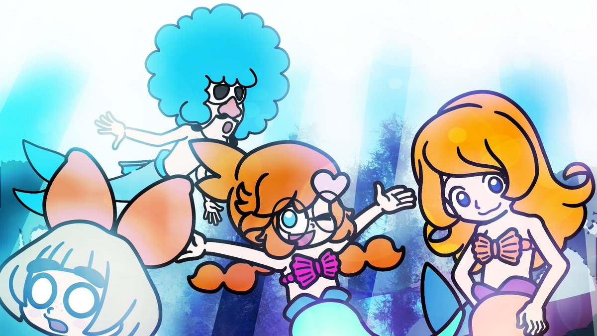 zJairoArt's tweet photo. WarioWare Mermaids
Request by: @AIdeitas
#WarioWare #γ‘γ€γγ€γ³γ―γͺγͺ #PennyCrygor #Mona #JimmyT #Lulu https://t.co/QM99sRKUcv