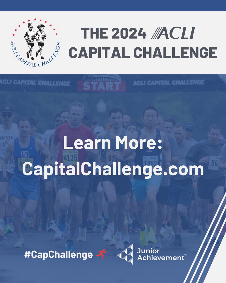 ACLINews (@aclinews) on Twitter photo We are seven weeks away from the 43rd running of the ACLI #CapChallenge!
Swipe to learn more about the race's mission 👉 <a href="/JA_USA/">Junior Achievement</a> We are seven weeks away from the 43rd running of the ACLI #CapChallenge!
Swipe to learn more about the race's mission 👉 <a href="/JA_USA/">Junior Achievement</a>