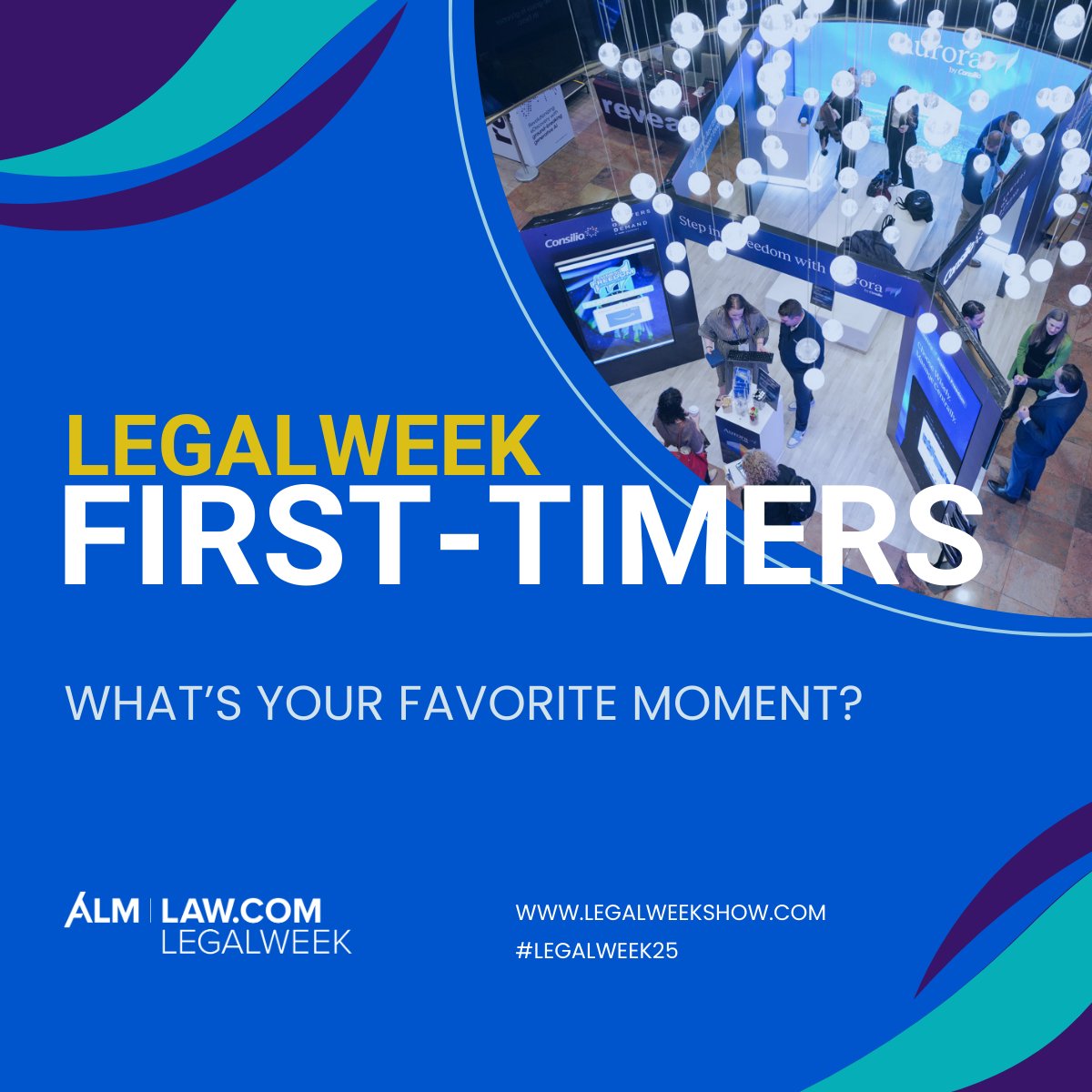 Legalweek Show (@legalweekshow) on Twitter photo First time at #Legalweek25? We want to know YOUR standout moment so far! Workshops, the Exhibit Hall, or connections? Comment below to share the impact. 🙌 #LegalFirstTimers First time at #Legalweek25? We want to know YOUR standout moment so far! Workshops, the Exhibit Hall, or connections? Comment below to share the impact. 🙌 #LegalFirstTimers