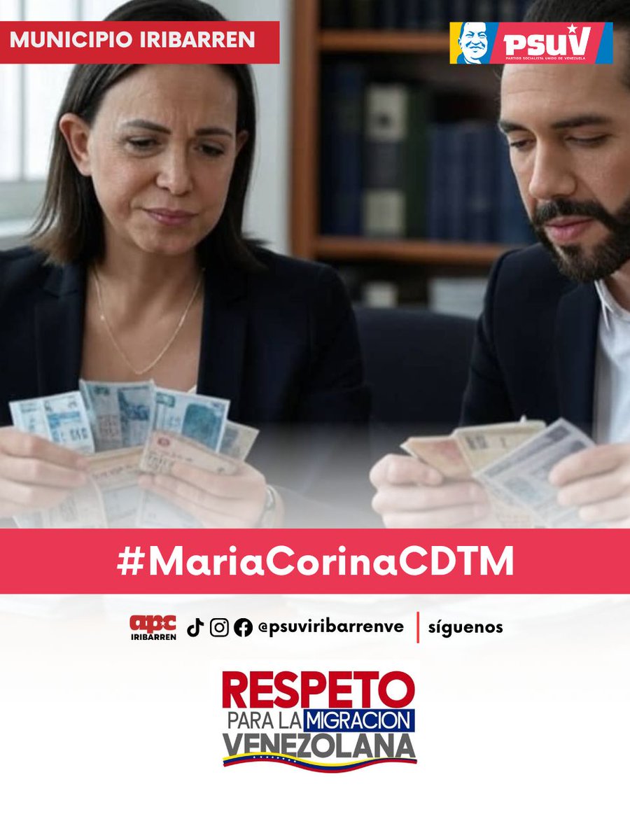 Nuestros hijos no son criminales, son venezolanos que huyeron del colapso que Maria Corina ayudó a crear.
  
Ella los usó como moneda de cambio con Trump y Bukele, y ahora calla ante las deportaciones masivas.
  
¡Exigimos justicia para quienes los traicionaron!

#MariaCorinaCDTM